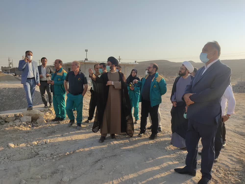 Ramhormoz City Council Members Visit Abolfars Oil Site